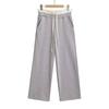 Chicas Calientes Sexy Doble Cintura Contraste Cordón Pantalones Pierna Ancha Mujer Cintura Alta Dape Sueltos Rectos Pantalones Casuales S21014