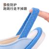 Sapatos Internos para Crianças, Pantufas de Tecido para Bebê, Pantufas Fechadas com Tira no Calcanhar e Solado Macio para Meninos Pequenos de 1 a 3 Anos, Pantufas Internas Antiderrapantes