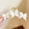 Pinza de garra grande de perlas de 15 cm para mujer, sensación de lujo ligero y de alta gama, estilo coreano, añade volumen al cabello, accesorio para el cabello versátil