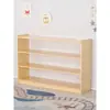 Gabinete de Juguetes de Madera Maciza para Jardín de Infancia Gabinete Combinado Gabinete de Almacenamiento para Niños Gabinete de Área Gabinete para Mochilas Gabinete de Materiales Didácticos Montessori Gabinete para Zapatos