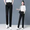 Pantalones casuales para primavera y otoño, nuevo corte recto holgado 2026 de cintura alta, tipo harén, ajustados, modernos, versátiles, largos