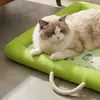 Cama nido universal para perros pequeños y gatos, borde de malla transpirable, suave y no pellizca, cama para mascotas para todas las estaciones