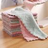 Paño de cocina antiadherente, paño de cocina grueso, toalla de mano absorbente sin pelusa, paño de limpieza del hogar de vellón coral