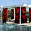 Cortina Ventana Pantalla Impermeable Exterior Comercio Exterior Transfronterizo Pabellón Moderno Amazon Transfronterizo Toldo Protector Solar Serie Bosque