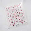 Marco de Fotos Estilo Fresco Vintage Pegatinas de Uñas con Forma de Lazo Ts4078 Estilo Pastoral Francés Pegatinas Florales de Cerezo para Uñas