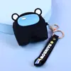 Atacado do Fabricante Porta-moedas de Silicone Mini Bolsa Estojo Fofo para Fones de Ouvido Pingente de Estudante Armazenamento de Batom Pequeno Presente para Mulheres