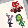 8 Hojas/Set de Pegatinas de Intensamente para Niños, Pegatinas Educativas de Dibujos Animados Lindas, Collage Decorativo Creativo