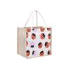 Bolso de lino de fábrica nuevo moda simple versátil moda arte graffiti bolsa de compras bolsa para lonchera bolso de mujer