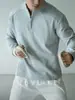 Sudadera de algodón con cepillado de doble cara y tacto de nube para hombre, otoño 2026, ropa deportiva para exteriores, fitness, running