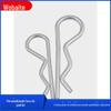 Mola de aço B- tipo pino em forma de R pino de abertura pino onda circlip hairpin parafuso pino 304 pino de aço inoxidável