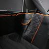 Tapete para Mascotas Perro para Coche Cojín Trasero para Perro Impermeable Anti-Suciedad Maletero Tela Oxford Mascota Borde Amarillo Tapete para Perro