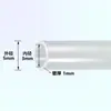 Tubo de silicone Jinhao de alta transparência, grau alimentício, resistente a altas temperaturas, transparente, elástico, tubo de admissão anticongelante, resistente ao desgaste, inodoro