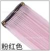 Fábrica atacado peruca de cor de alta temperatura pedaço de cabelo de seda pendurado tintura de orelha único cartão pedaço de cabelo reto 64 cor um pedaço de cabelo pedaço
