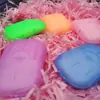 Hojas de Jabón Desechables para Viaje, Hojas de Jabón Pequeñas Portátiles, Papel de Jabón para Manos, Paquete de 20 Piezas para Baño de Pies