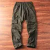 Pantalones de Verano para Hombre de Secado Rápido y Corte Holgado, Pantalones de Trabajo Desmontables para Exteriores, Pantalones Elásticos de Pierna Recta con Múltiples Bolsillos para Hombre de Tallas Grandes