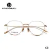 Marco de Lentes Versátil de Moda Retro Trendy de Madera Cool Studiomuku Estilo Salsa de Soja Marco de Lentes Sin Graduación