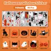 Decoraciones de Halloween de Amazon Lápida de Halloween Bruja Calabaza Fiesta de Halloween Pegatinas Estáticas para Vidrio de Ventana