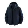 Chaqueta de Forro Polar Jeep spirit para Hombre Gruesa Sherpa Cálida Superior Cárdigan para Exteriores Chaqueta de Forro Polar
