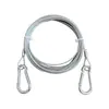 Tendedero para Uso en Exteriores, Cable de Acero Recubierto de Plástico, Tendedero para Amarrar Perros, Cuerda para Secar Colchas, Herramienta a Prueba de Viento para Secado al Aire Libre