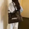Bolso Tote de Nylon con Estampado de Leopardo Vintage para Mujer 2026 Nuevo Otoño/Invierno Bolso de Hombro de Gran Capacidad Estilo Coreano Bolso Casual para Viajes