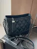 Yuezi 2026 Verano Nuevo Retro Versátil Cadena de Rombo Bolso de Mujer Bolso Cruzado Tipo Cubo Bolso de Hombro Versátil de Moda