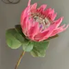 Decoração de Casa Flores Artificiais Flores Falsas Decoração Protea-rei Hotel Casamento Decoração de Paisagem Flores Adereços de Fotografia Atacado