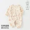Temporada de primavera y otoño, ropa de bebé estampada con temática de bosque, mameluco con estampado de mariposas, traje para gateo de recién nacido, mameluco de bebé sin costuras, ropa infantil AnYang