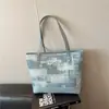 2026 Verão Nova Moda Bolsa Tote Versátil de Ombro e de Mão com Design Simples e Único de Grande Capacidade para Vendas Transfronteiriças
