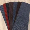 Alfombrilla para escaleras Amazon transfronteriza alfombrilla para peldaños patrón de doble raya uso repetido autoadhesiva sin pegamento alfombrilla de PVC antideslizante