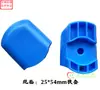 Pupitre Escolar Pupitre de Aula y Silla Almohadilla para Pies Tapón Interior Goma Clase de Entrenamiento Estudiante Cubierta de Plástico Azul para Pata de Escritorio 20