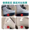 Zapatos para eliminar marcas negras, rayones, zapatos de cuero blanco no lavables, agente limpiador de bordes de zapatos, descontaminación, rayones amarillos, rayones y artefacto reparador