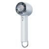 Ventilador de hielo sin escobillas, mini ventilador de escritorio de mano con compresa fría, ventilador de refrigeración con carga USB, ventilador de mano para exteriores sin aspas, viento