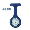 Venta al por mayor del fabricante Reloj de enfermera de silicona de moda más vendido con pin Caja de plástico Reloj de silicona para el pecho Reloj de bolsillo para estudiantes