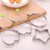 Juego de Moldes para Huevos para Uso Doméstico, Freidora de Huevos de Acero Inoxidable, Molde para Huevo Frito en Forma de Corazón, Juego de Moldes para Bolas de Arroz
