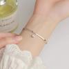 Serie Gipsophila Pulsera de Zirconia para Mujer Lujo Ligero Nicho Exquisita 2024 Nuevo Pulsera para Novia Regalo para Novia