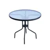 Mesa plegable portátil personalizada de gran venta para exteriores, para jardín, mesa de camping de ocio con respaldo cómodo, silla de camping Teslin