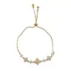 Pulsera Extraíble de Pétalos Full Diamond Única y Elegante, Joyería Versátil Super Brillante de Lujo Ligero Personalizada al por Mayor
