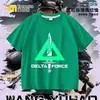 Delta Juego Acción Weilong Periférico Ropa Camiseta de Manga Corta para Niños Verano Unisex Camiseta Básica para Estudiante Top 9