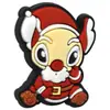 Série de Natal de Alto Padrão Transfronteiriça Desenho Animado Caneta com Contas Adesivos Caneta DIY Feita à Mão Joias para Caneta Acessórios de Contas de Cola Macia