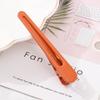 Pinza para el cabello simple de color sólido que combina con todo de Corea del Sur, pinza de pico de pato de una palabra, pinza para el cabello para la parte posterior de la cabeza, adorno para la cabeza, flequillo de niña, pinza lateral