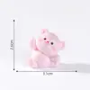 Micro Paisagem Criativa Fofa Urso Rosa Boneca Casa de Boneca DIY Acessórios Decorativos Mini Carro Enfeites de Mesa