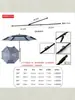 Accesorios para Marco de Sombrilla de Pesca 2.22m 2.66m Marco de Varillas de Repuesto para Sombrilla de Pesca Pieza Única Venta al por Mayor