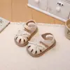 Sandálias Infantis, Sandálias de Princesa de Verão para Bebês, Sola Macia, Antiderrapante, Vazadas, Respiráveis, Calçados para Crianças Pequenas de 1-3 Anos