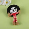 Boneco Vodu de Halloween Fio de Algodão Tricô Decoração de Atmosfera Presente Fio Boneco Múmia Vodu Estilo Americano