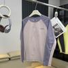 Camiseta Deportiva de Manga Raglán de Contraste, Absorbente de Humedad y de Secado Rápido, para Hombre y Mujer, de Ciclismo de Montaña para Parejas Kejiaojia