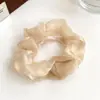 Anillo de Pelo de Perla Colorida Elegante Francés Cuerda para Cola de Caballo de Alta Elasticidad Cuerda para el Cabello de Bola de Pelo Duradera Adorno para la Cabeza