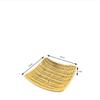 Cesta Tecida de Rattan Sintético Cesta para Salgadinhos Fritos Cesta de Lanches Frutas Secas Doces Vegetais Plástico Cesta Requintada Prato de Frutas Ktv