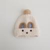 Gorro de bebé de otoño e invierno, cálido y afelpado, resistente al viento, bonito y súper lindo, con protección para las orejas para niños y niñas.