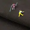 Tapete de Chão Meio Redondo de Lama Diatomácea com Padrão de Flores Retrô à Prova de Poeira Resistente a Manchas Tapete para Porta de Entrada Absorvente de Água Antiderrapante Tapete para Banheiro
