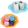Prato de Frutas Atacado Prato de Lixo de Mesa Plástico Prato Pequeno Brinquedo Infantil Prato de Petisco Prato para Restos
